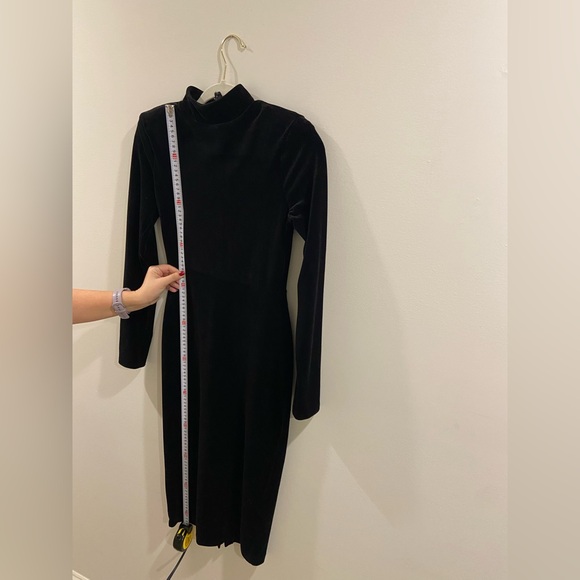 NWT Velvet Black Mock Neck Dress 🎁COMES WITH A GIFT🎁 - Picture 9 of 12